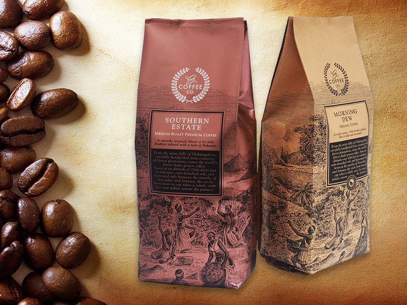 custom coffee bags