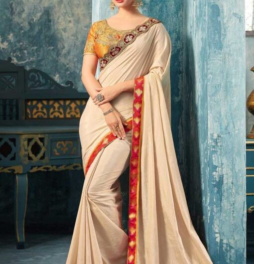 How can short females in sarees appear taller?