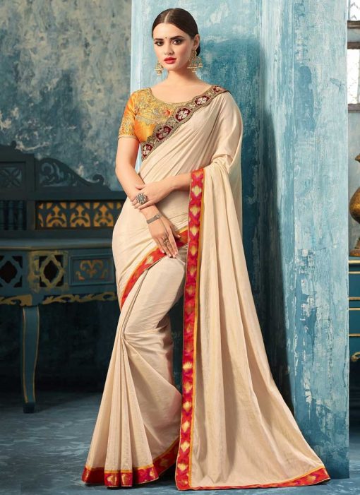 How can short females in sarees appear taller?