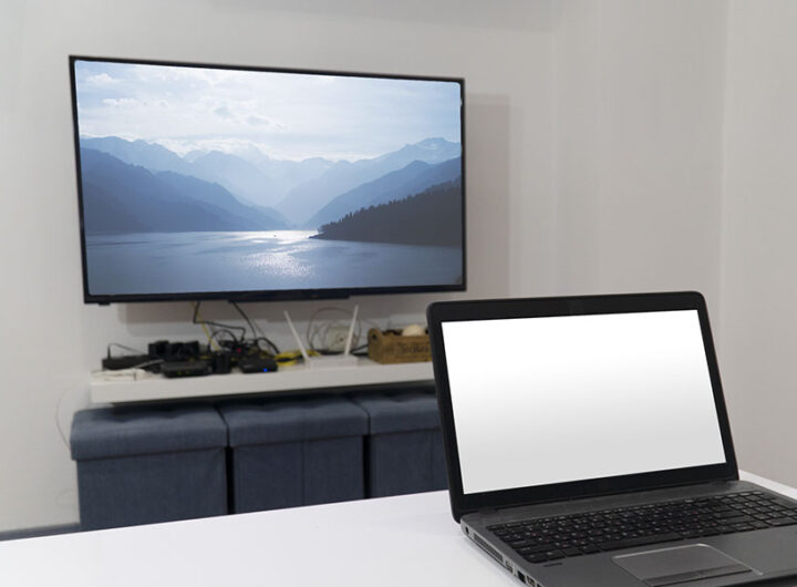 Laptop and Tv