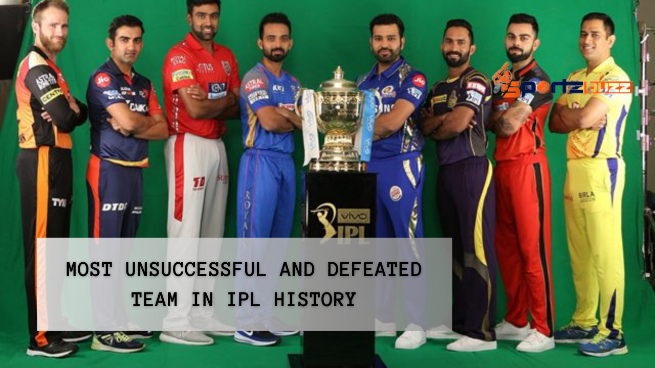 unsuccessful team in IPL