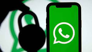 What is the lock feature on WhatsApp?